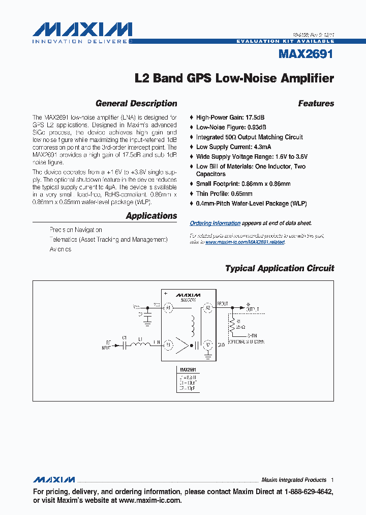 MAX2691_5689020.PDF Datasheet