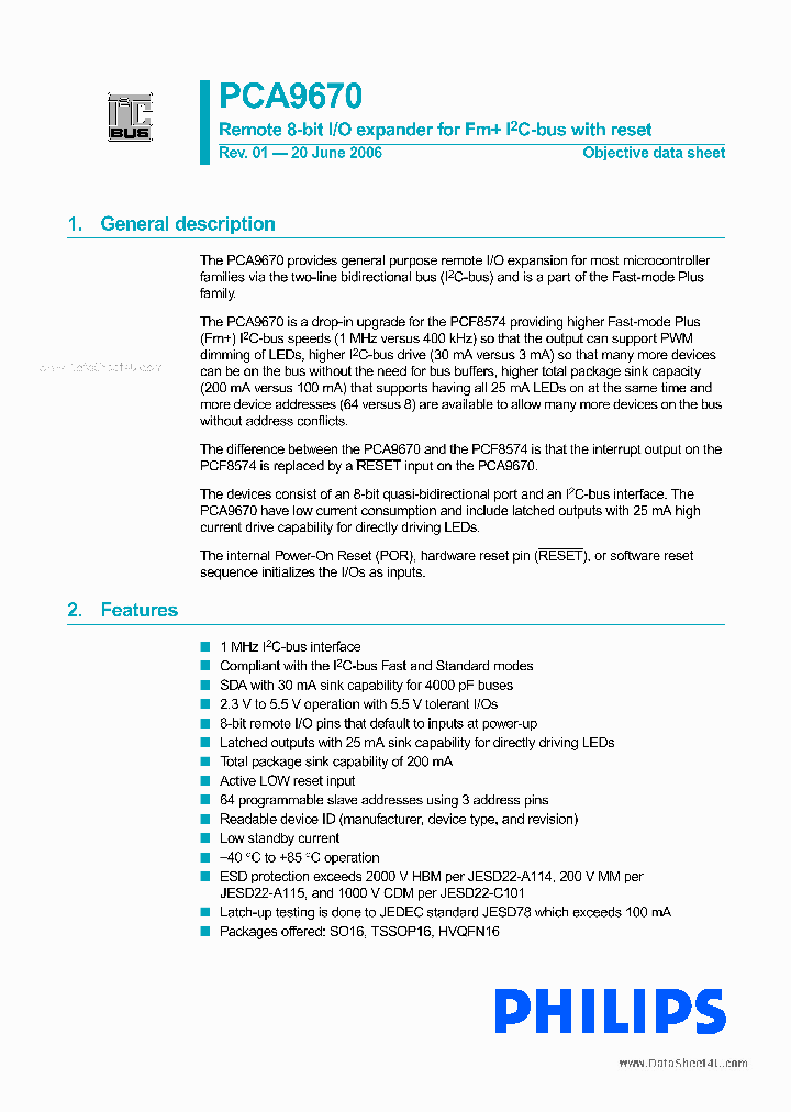 PCA9670_5689350.PDF Datasheet