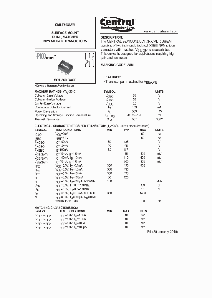 CMLT5088EM_5690743.PDF Datasheet