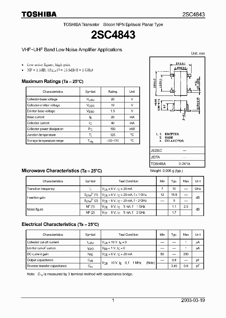 2SC4843_5691200.PDF Datasheet