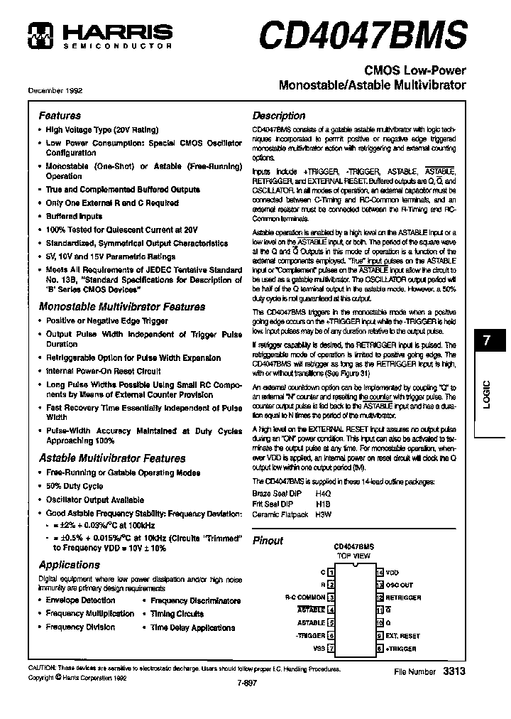 CD4047BDMSR_5694358.PDF Datasheet
