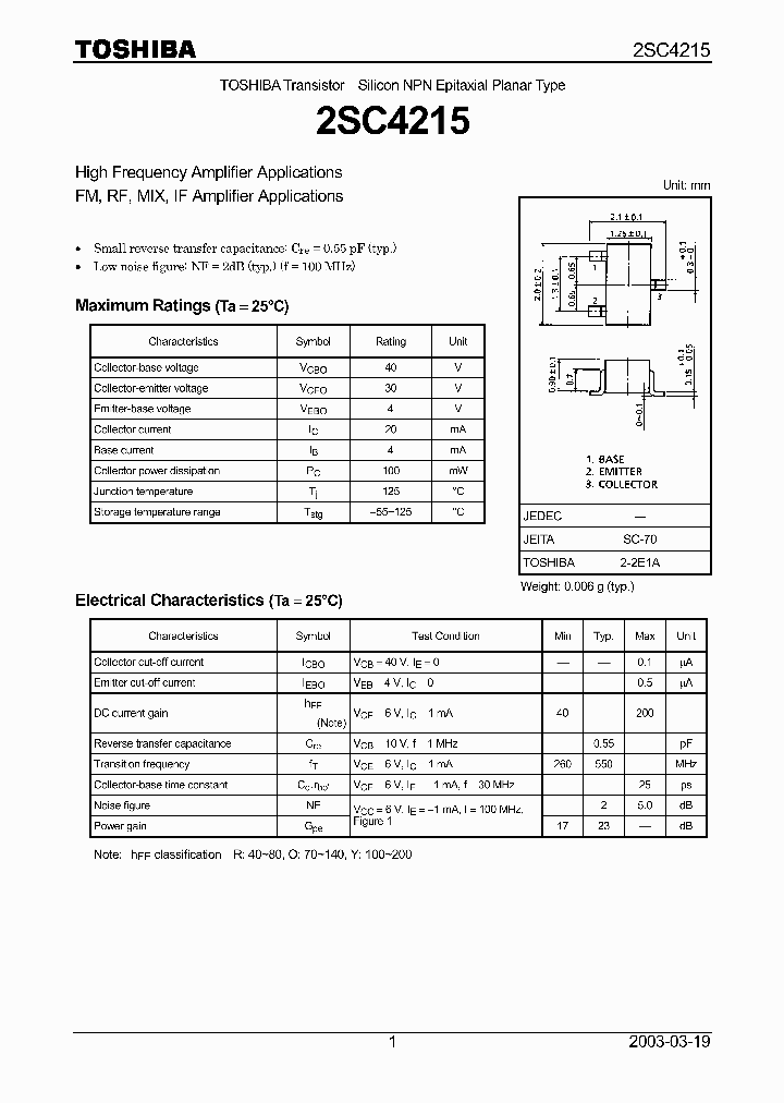 2SC4215_5695193.PDF Datasheet