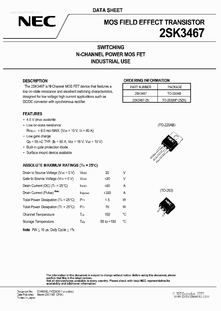 K3467_5706142.PDF Datasheet