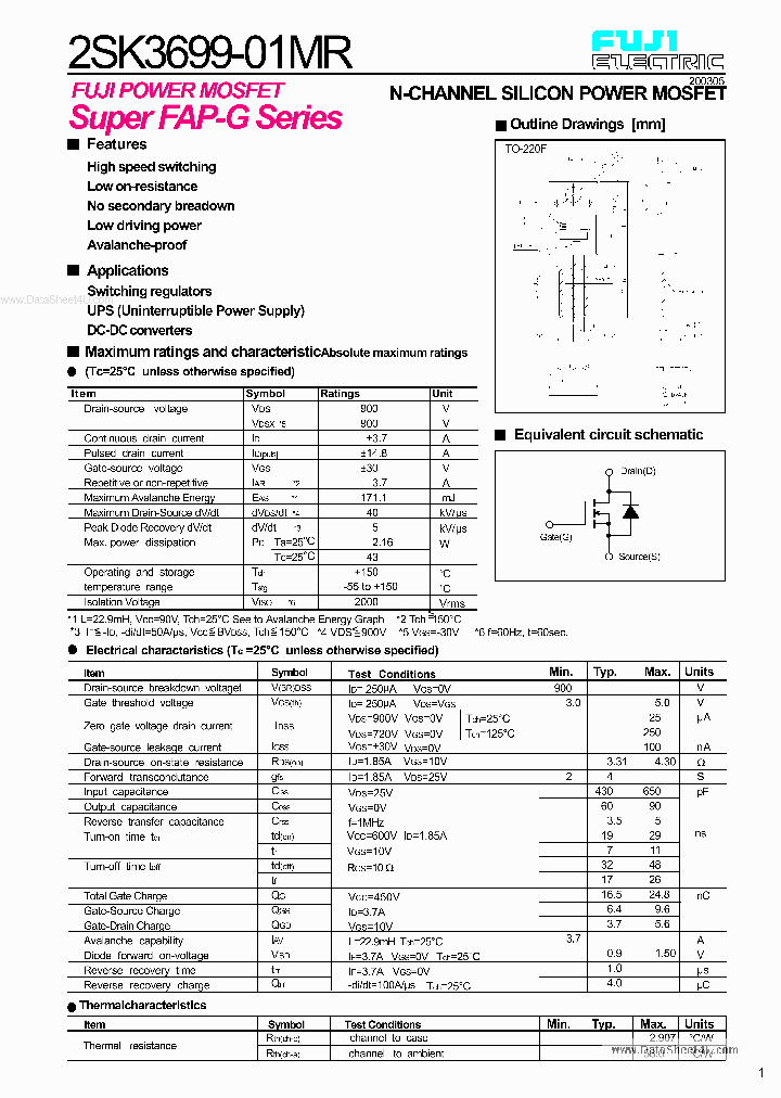 K3699_5706882.PDF Datasheet