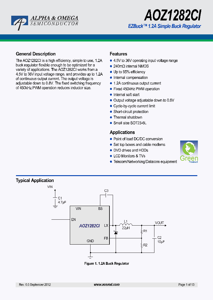 AOZ1282CI_5724111.PDF Datasheet