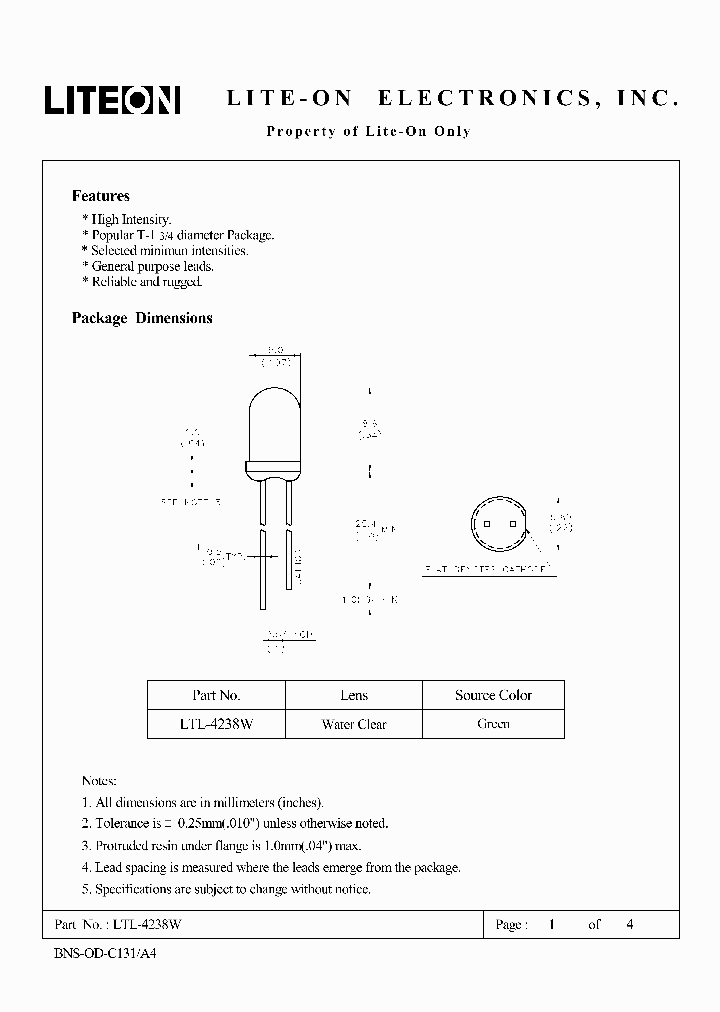 LTL-4238W_5727149.PDF Datasheet