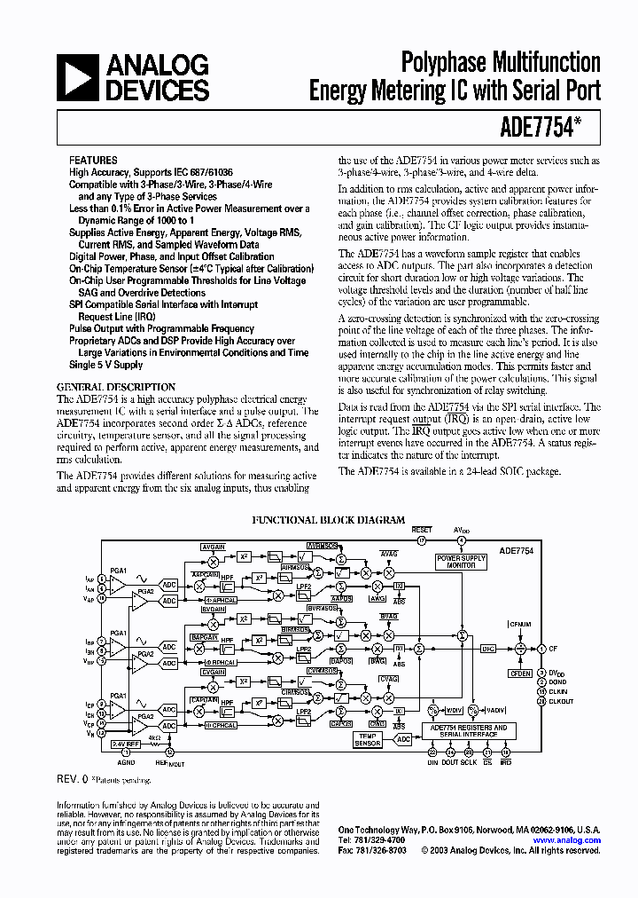 ADE7754AR_5734753.PDF Datasheet