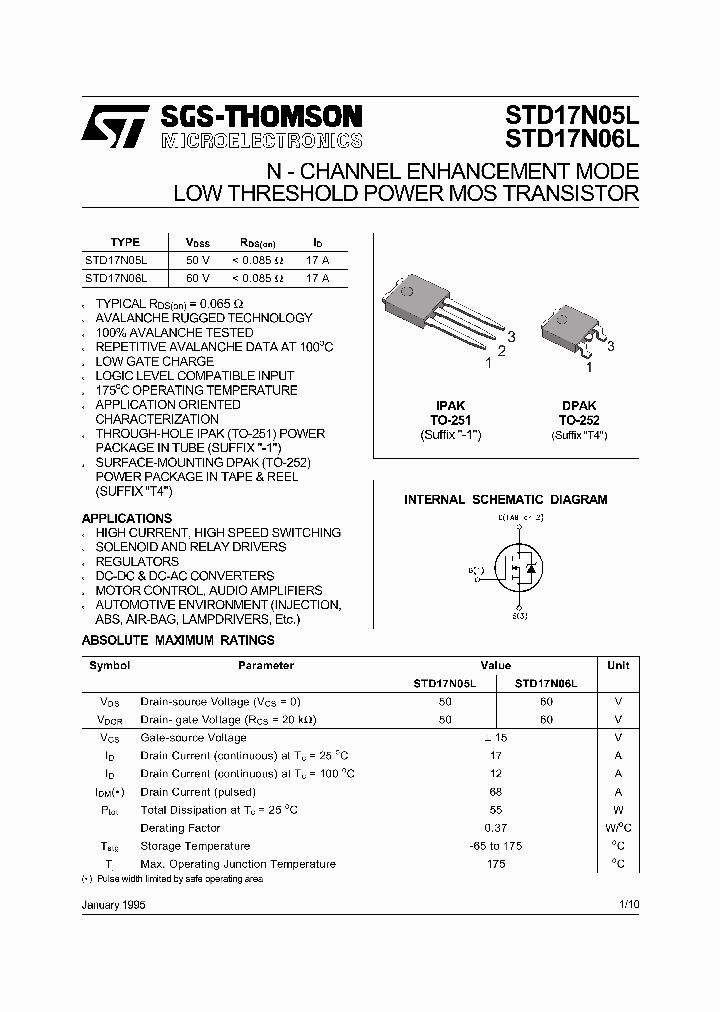 STD17N06L_5745126.PDF Datasheet