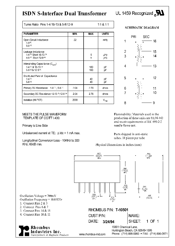 T-10501_5746602.PDF Datasheet