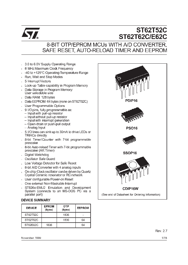 ST6262BB1_5748922.PDF Datasheet