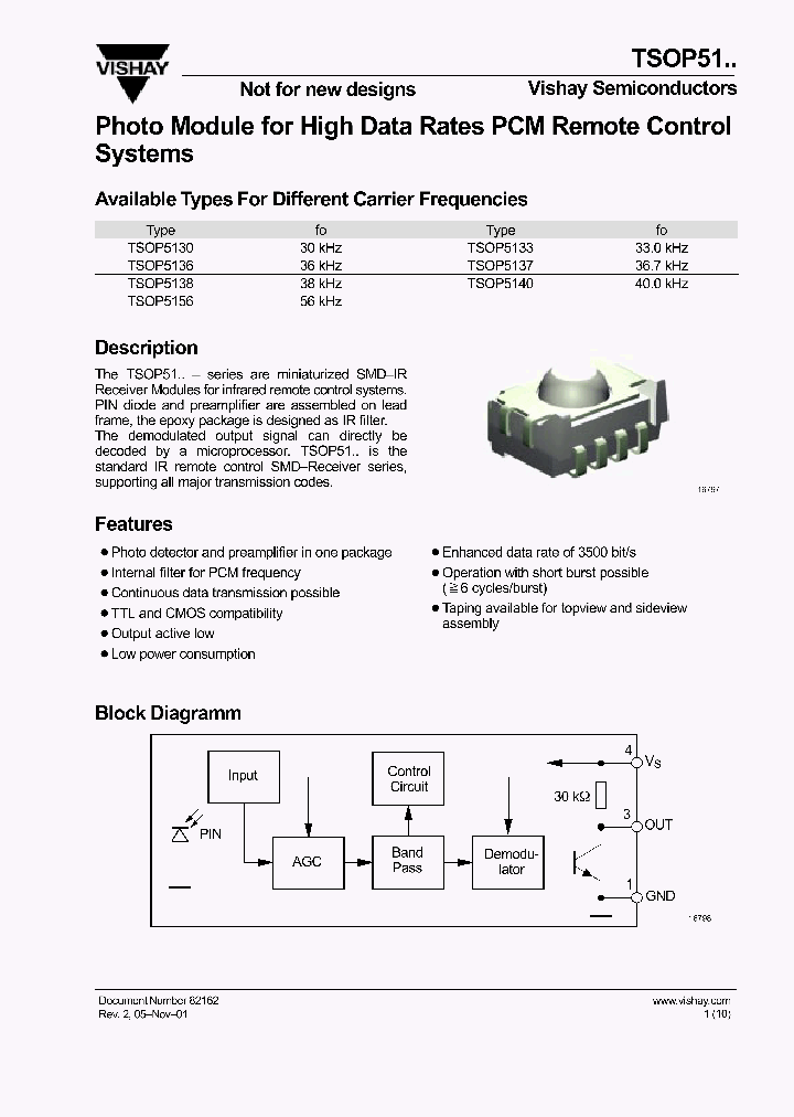 TSOP51_5750062.PDF Datasheet