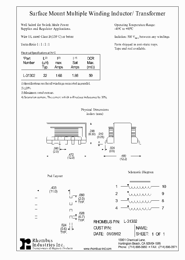 L-31302_5751492.PDF Datasheet
