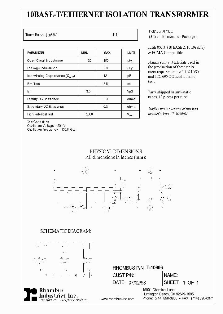 T-10906_5751609.PDF Datasheet