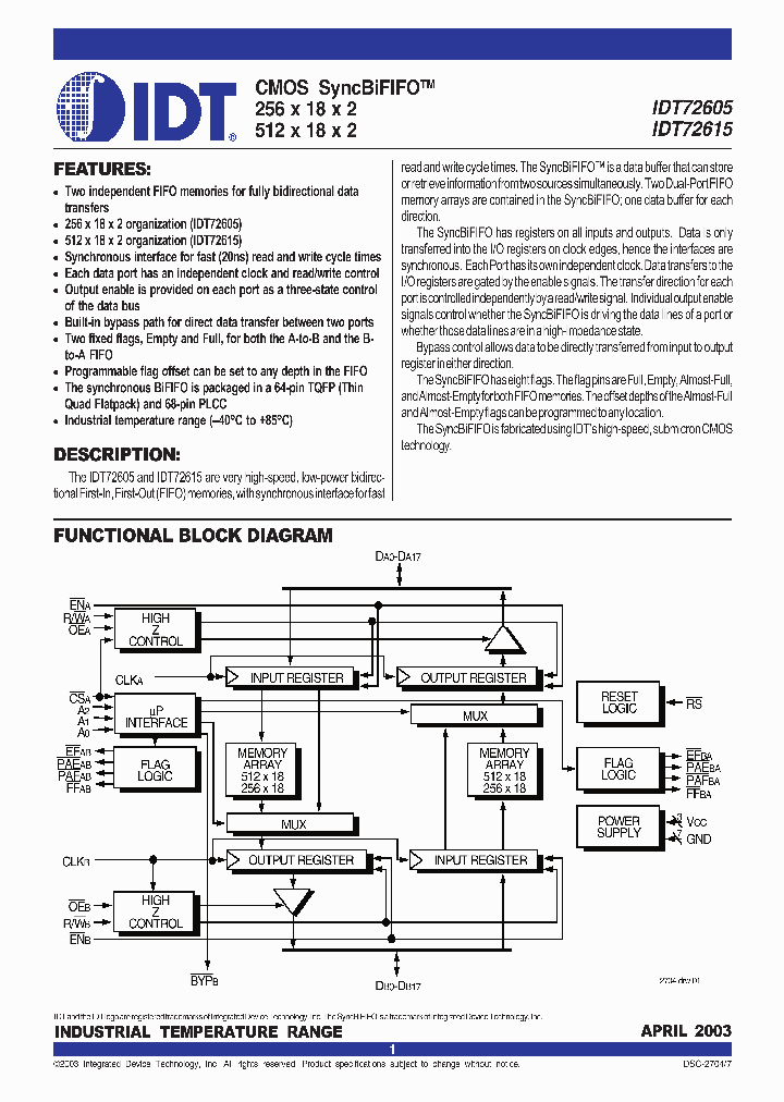 IDT72605L50J_5755384.PDF Datasheet