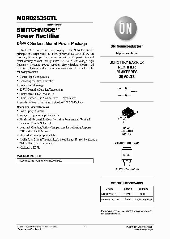 MBRB2535CTL-D_5759596.PDF Datasheet