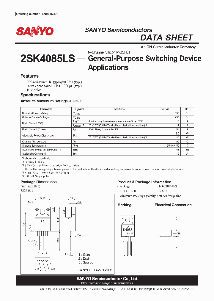 2SK4085LS12_5762541.PDF Datasheet