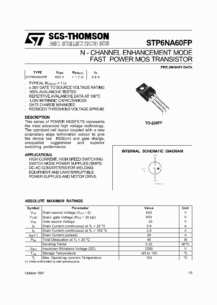 STP6NA60FP_5767000.PDF Datasheet