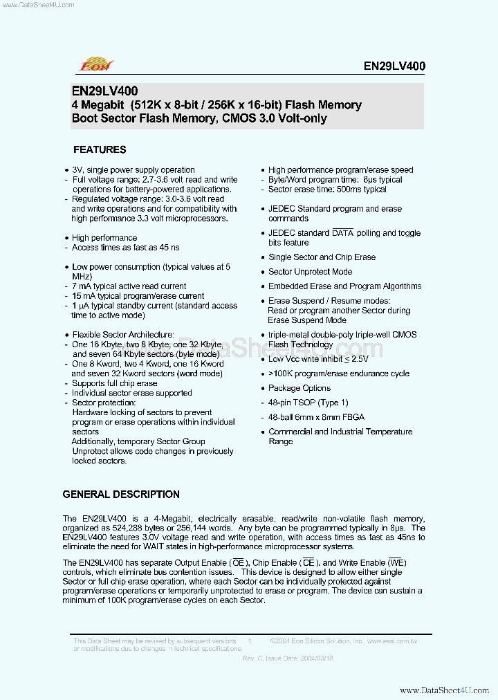 EN29LV400_5777651.PDF Datasheet