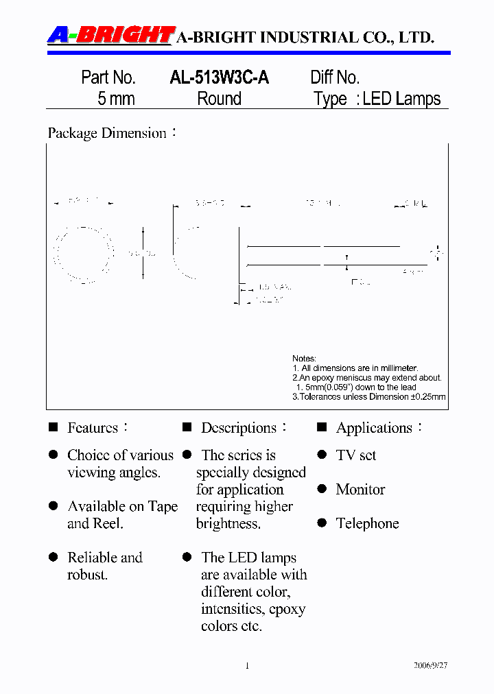 AL-513W3C-A06_5779460.PDF Datasheet