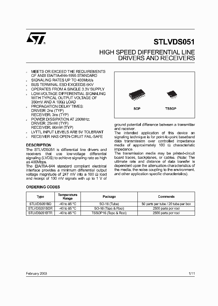 STLVDS051BTR_5779584.PDF Datasheet