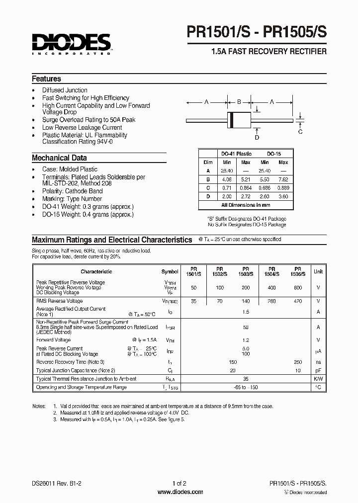 PR1505S_5780152.PDF Datasheet