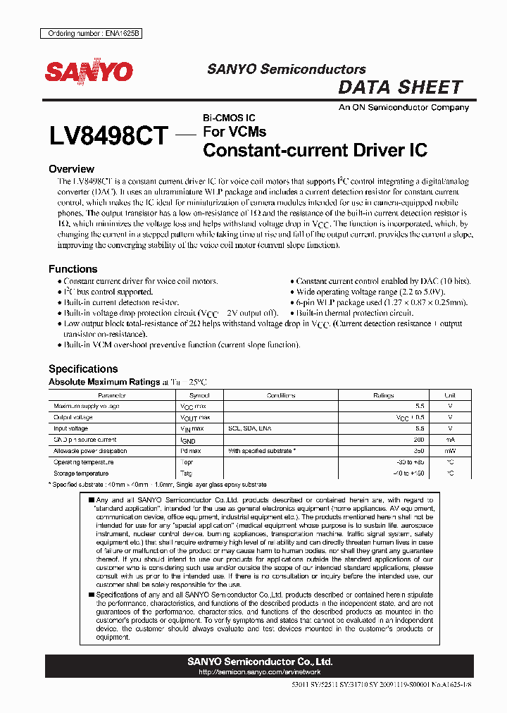 ENA1625B_5781658.PDF Datasheet