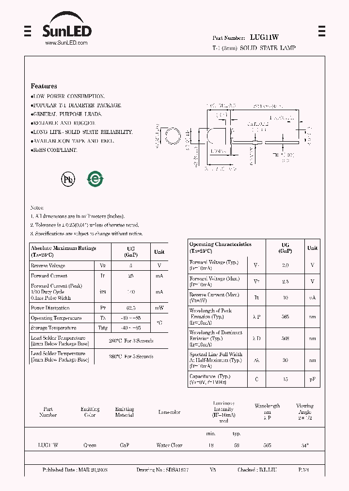 LUG11W_5781665.PDF Datasheet