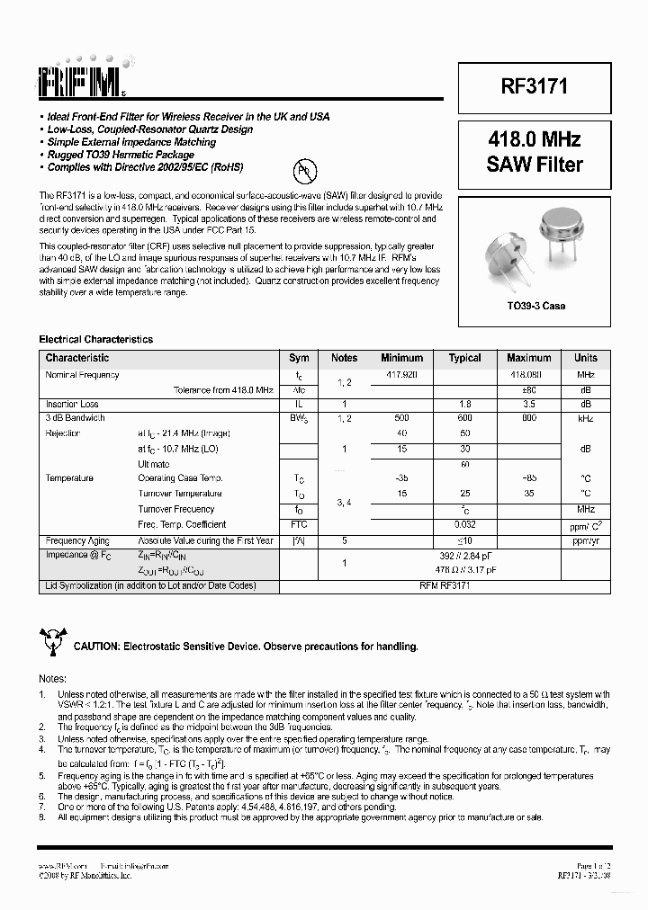 RF3171_5782675.PDF Datasheet