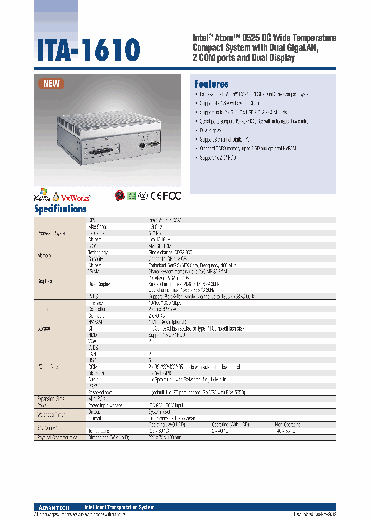 ITA-1610-00A1E_5784370.PDF Datasheet