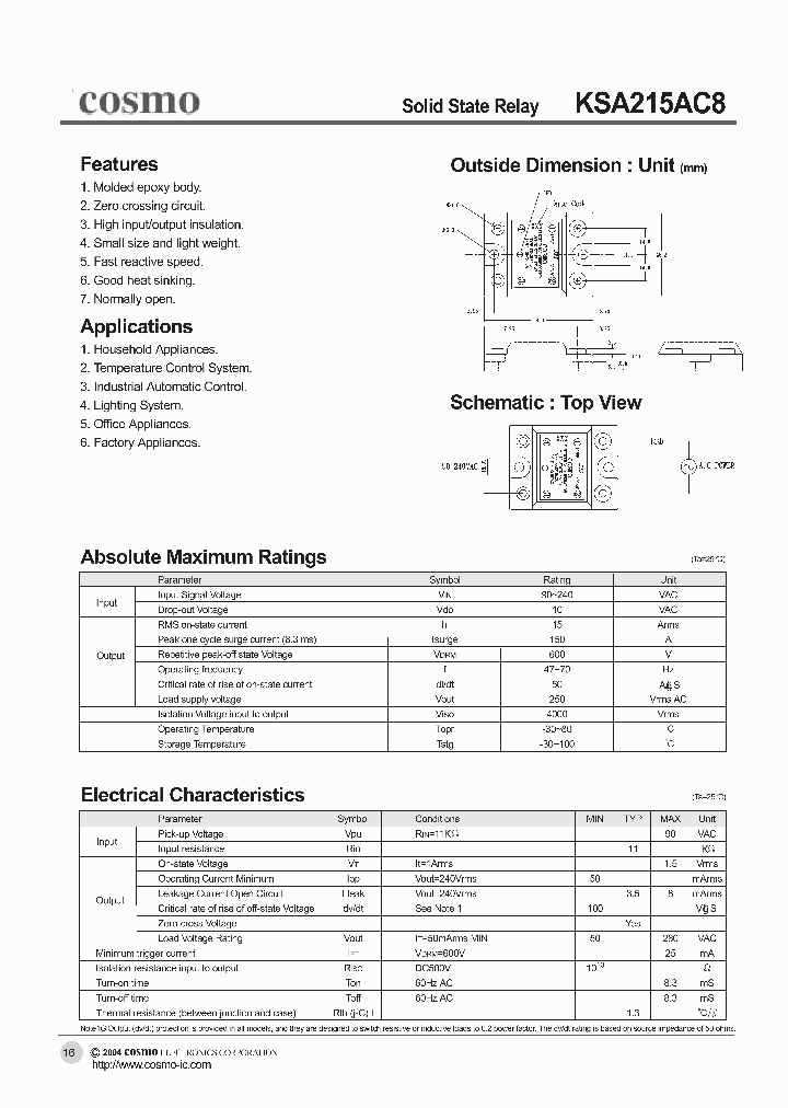 KSA215AC8_5792888.PDF Datasheet