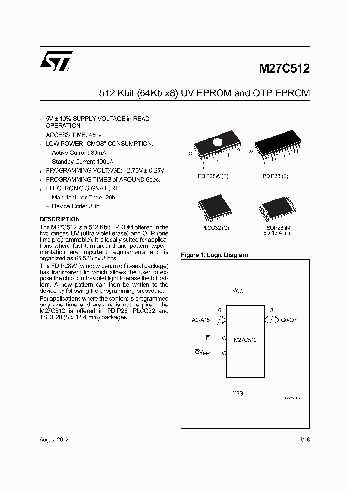 M27C512_5794222.PDF Datasheet