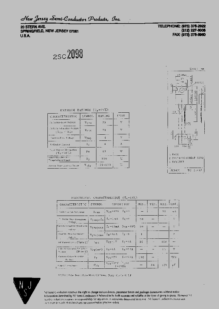 2SC2098_5794478.PDF Datasheet