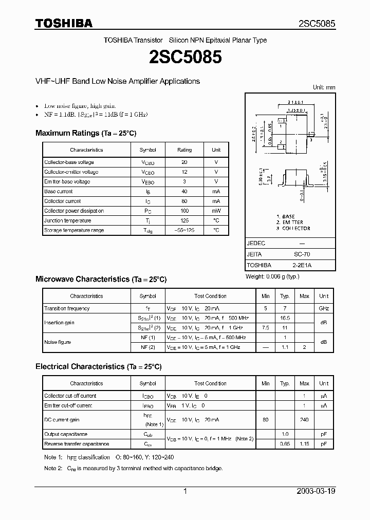 2SC5085_5798027.PDF Datasheet