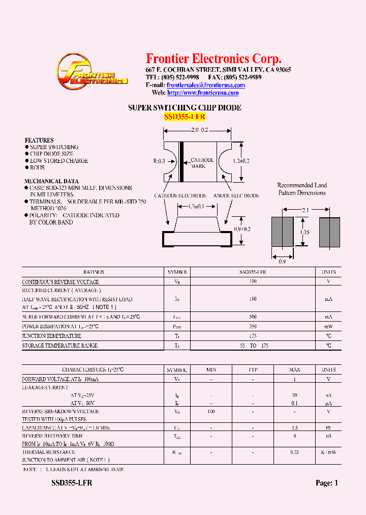 SSD355-LFR_5800485.PDF Datasheet