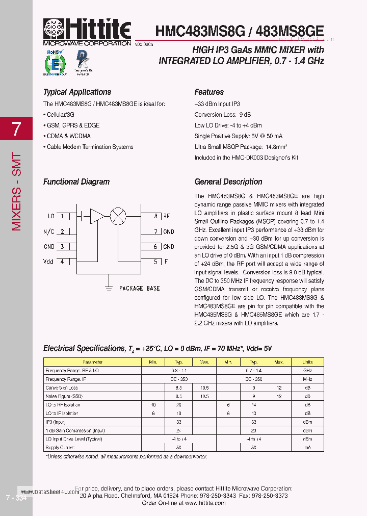 HMC483MS8G_5801653.PDF Datasheet