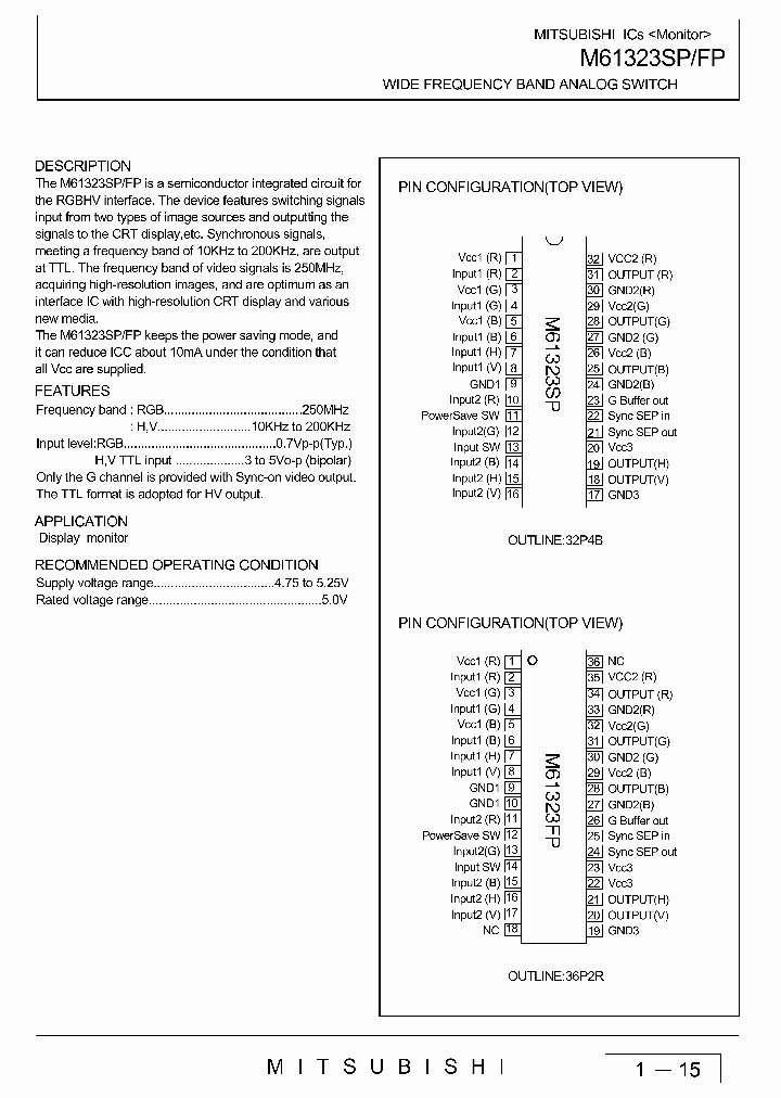 M61323SP_5806892.PDF Datasheet