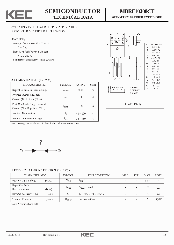 MBRF10200CT_5809956.PDF Datasheet