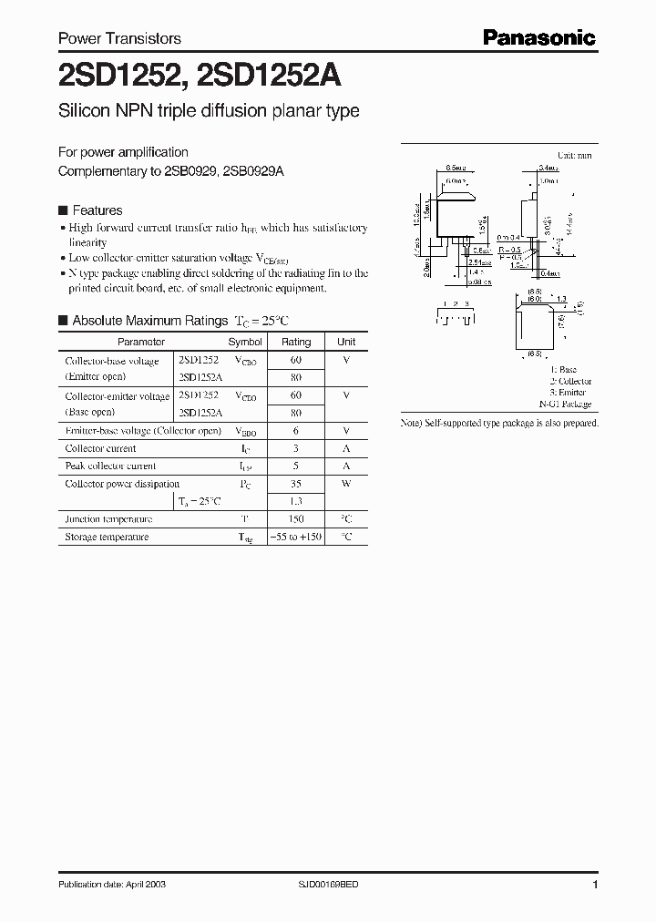 2SD1252A_5811726.PDF Datasheet