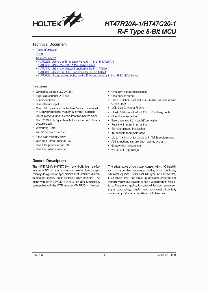 HT47R20A-108_5814727.PDF Datasheet
