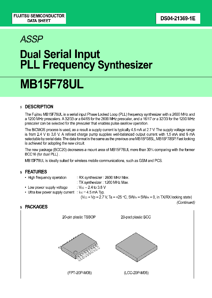 MB15F78UL_5814942.PDF Datasheet