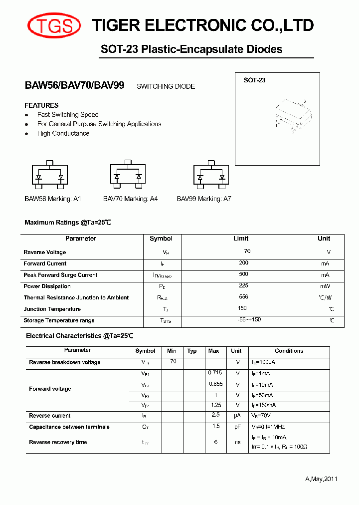 BAV70LT1_5814902.PDF Datasheet