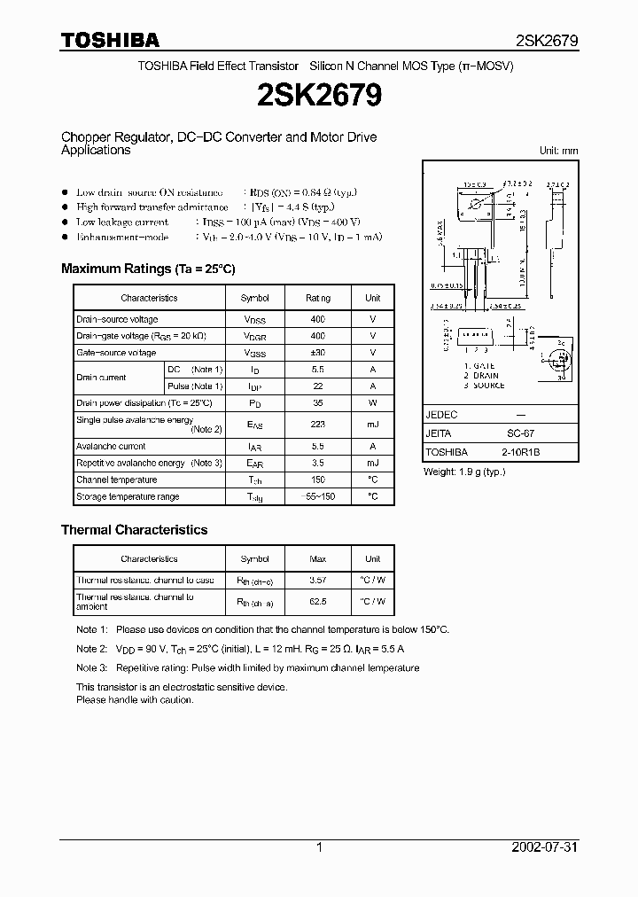 2SK2679_5819944.PDF Datasheet