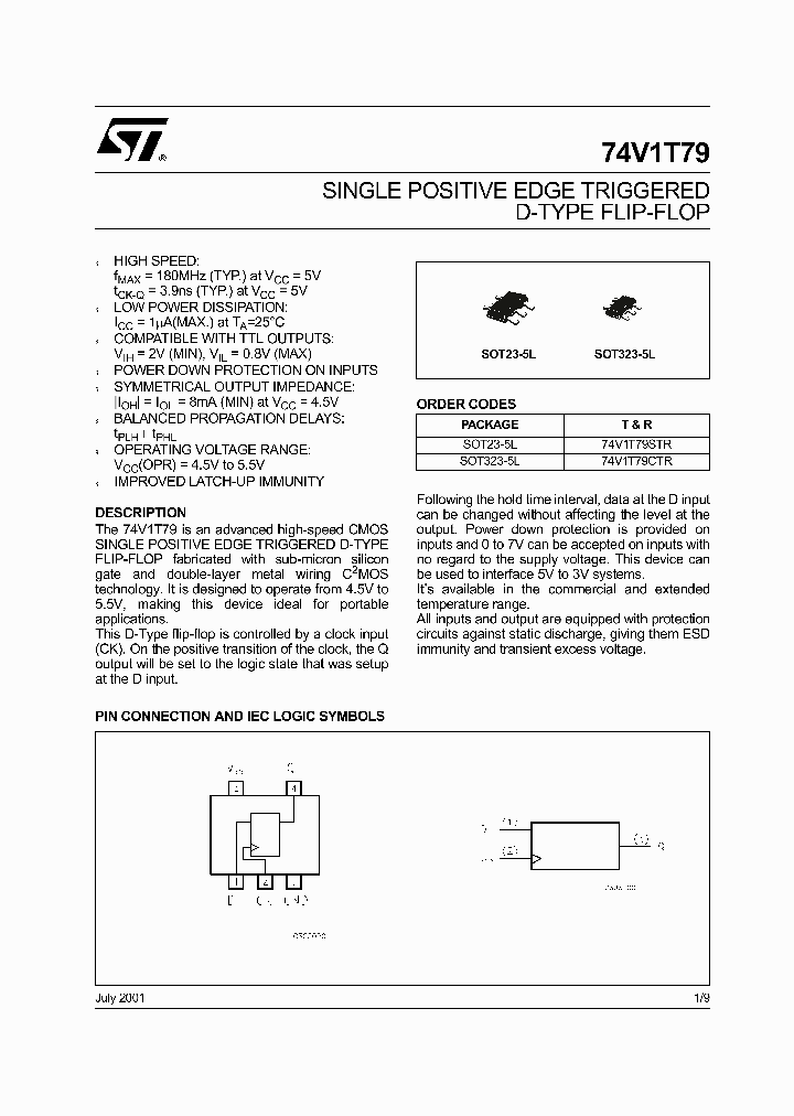 74V1T79CTR_5820370.PDF Datasheet