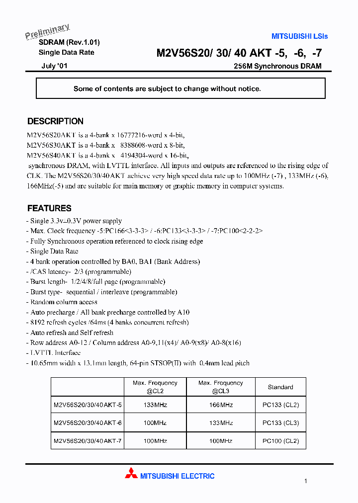 M2V56S20AKT-6_5821940.PDF Datasheet