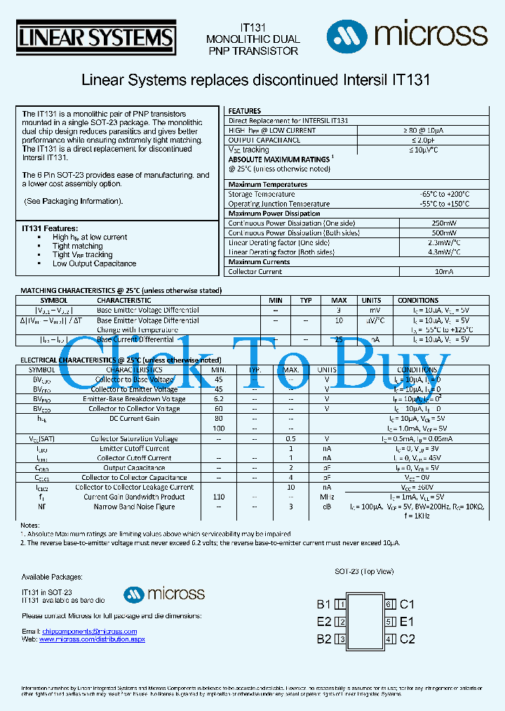 IT131SOT-23_5831368.PDF Datasheet