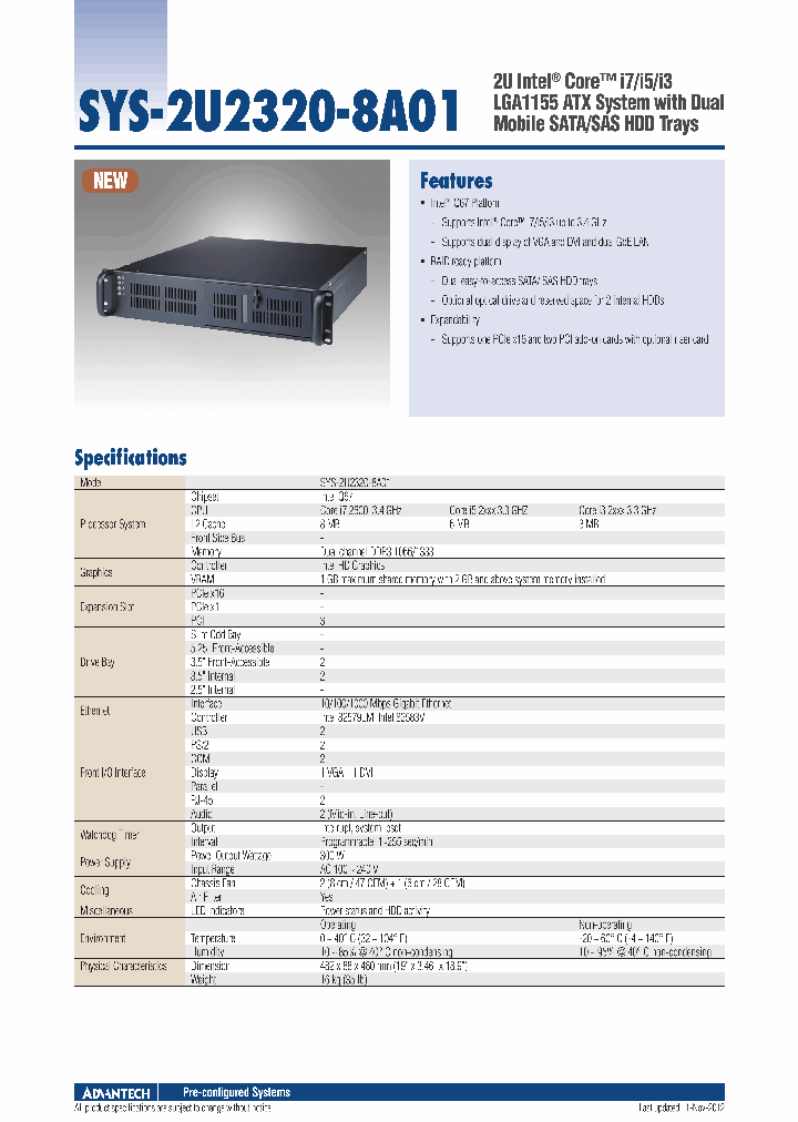 SYS-2U2320-8A01_5831947.PDF Datasheet