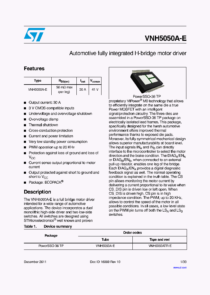 VNH5050A-E_5842123.PDF Datasheet