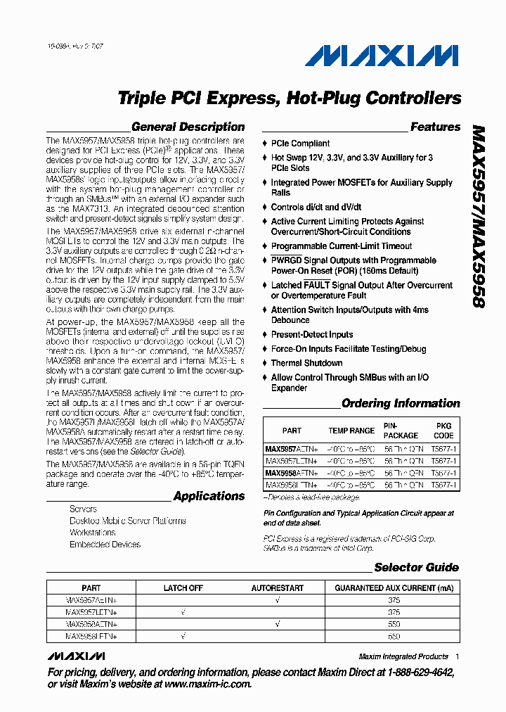 MAX5958AETN_5846220.PDF Datasheet