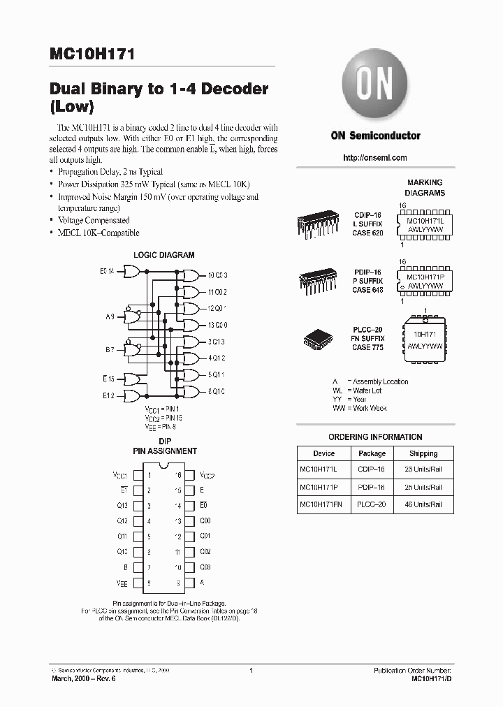 MC10H171_5845964.PDF Datasheet