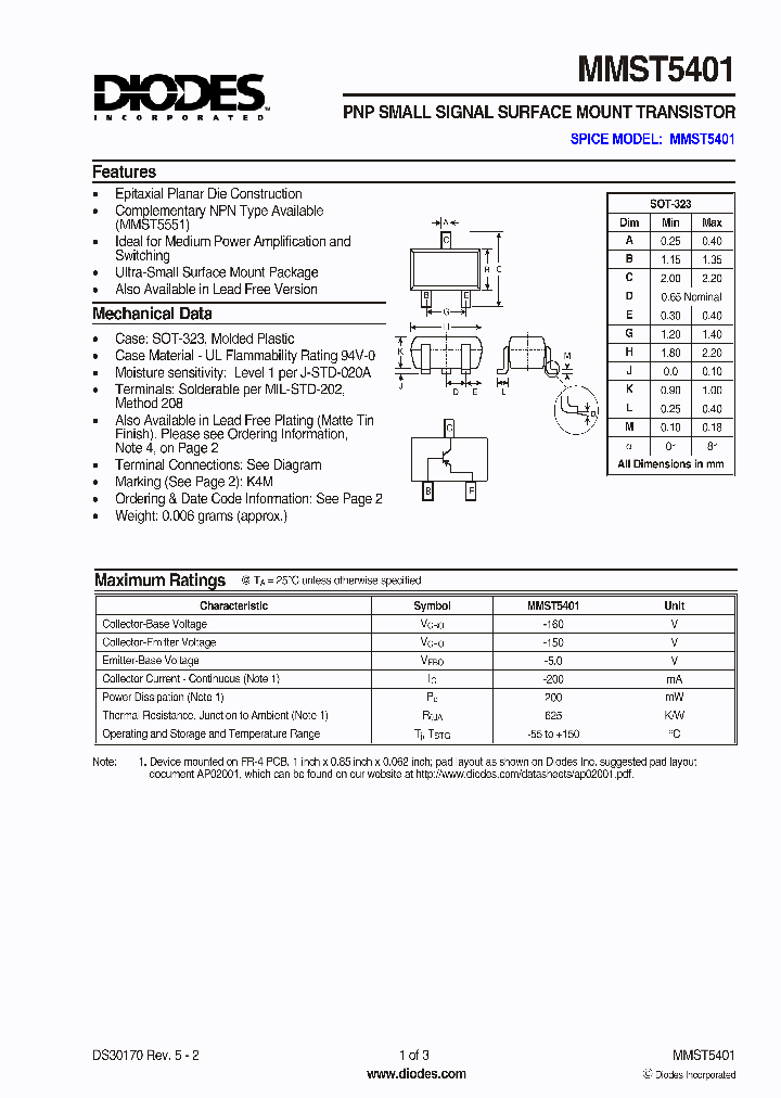 MMST5401_5851975.PDF Datasheet